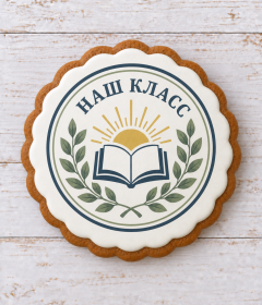 Пряники с эмблемой школы или класса