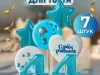 Купить Украшение на торт цифры и звезды №44 ручной работы