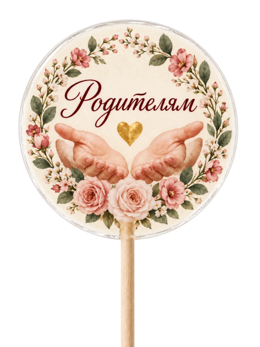 Свадебные леденцы для родителей молодожёнов