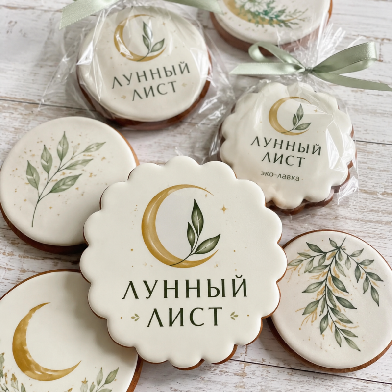 Пряники с логотипом эко лавки
