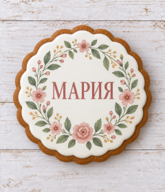 Пряник с персональной надписью