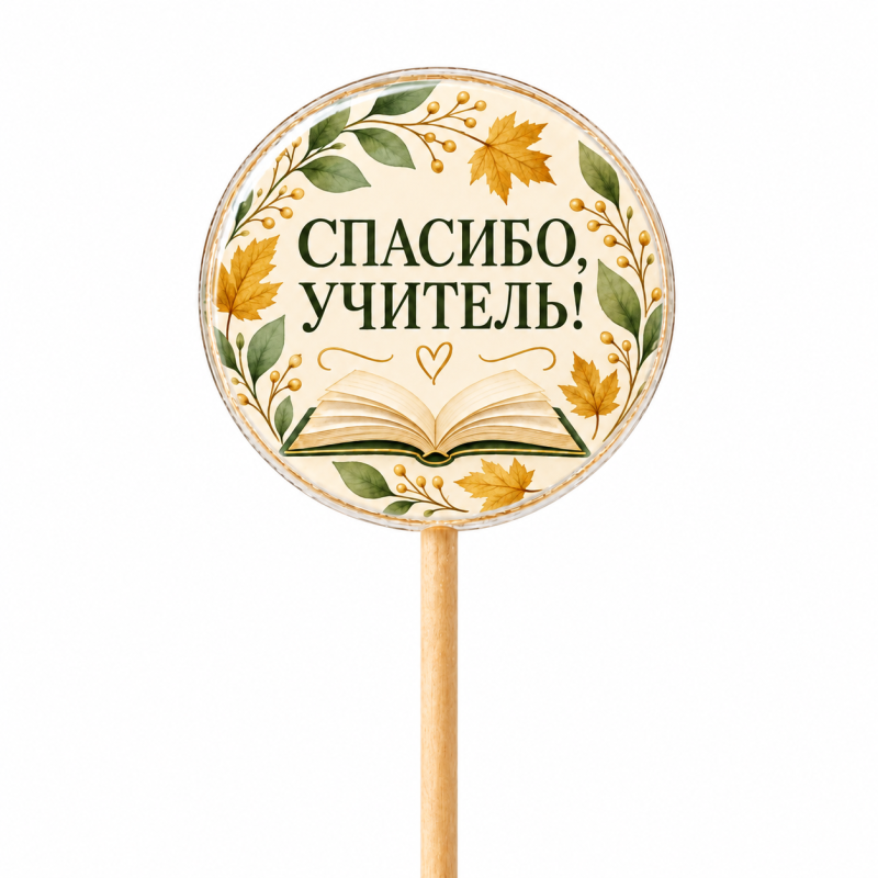 Визуализация: Леденцы «Спасибо, учитель»