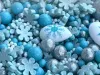 Купить Сахарная посыпка Снежинки ручной работы