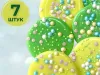 Купить Леденцы на торт желто-зеленый ручной работы