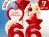Купить Украшение на торт цифры и звезды №66 ручной работы