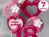 Купить Леденцы на торт цифры и цветы №18 ручной работы